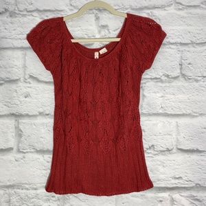 Anthropologie Moth Cable Knit Sweater